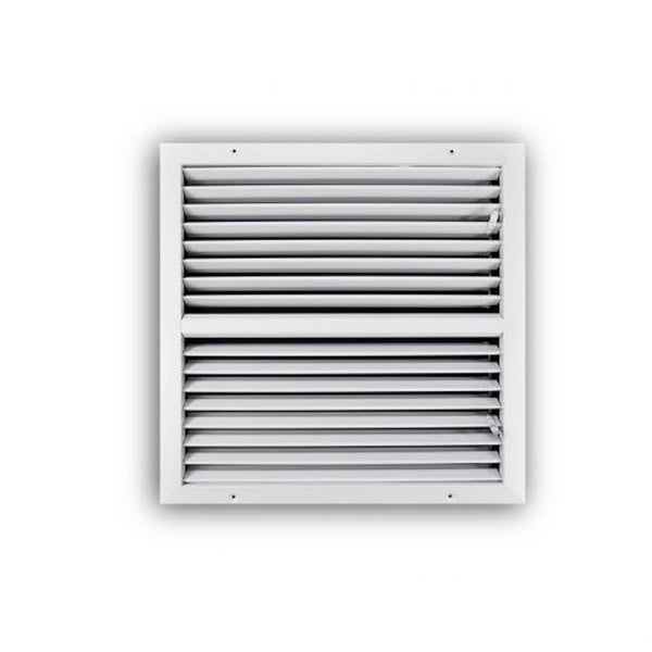 High Velocity Flush Diffuser, 4-Way, Steel, White