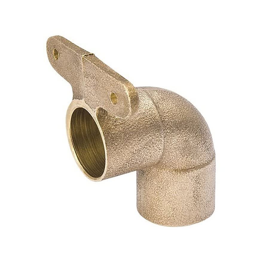 Hi Ear 90 deg Elbow, 1/2 in, C, Copper