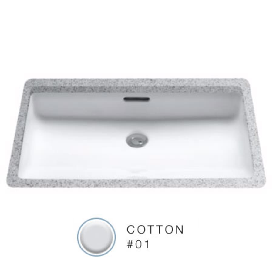 20-1/2" Undermount Bathroom Sink with Overflow and CeFiONtect Ceramic Glaze