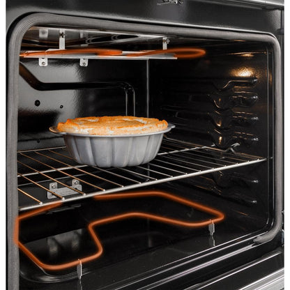 30 in. 4 Burner Element Free-Standing Electric Range in Stainless Steel