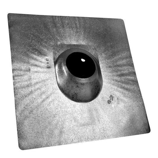 No-Calk® 1/2 in-1 in Galvanized Solar Flashing 18 x 18 in Base