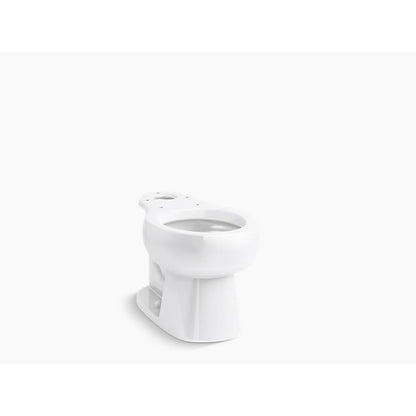 Windham™ Toilet Bowl, Floor Mount, 12 in Rough, Round, White