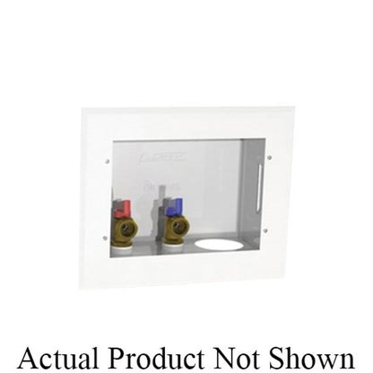 Unassembled Reversible Outlet Washing Machine Outlet Box, 20 ga, Steel