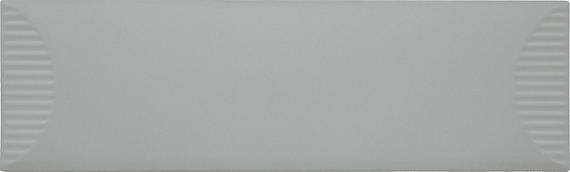 Stencil Grey Rectangle, Linear 4X12 Matte