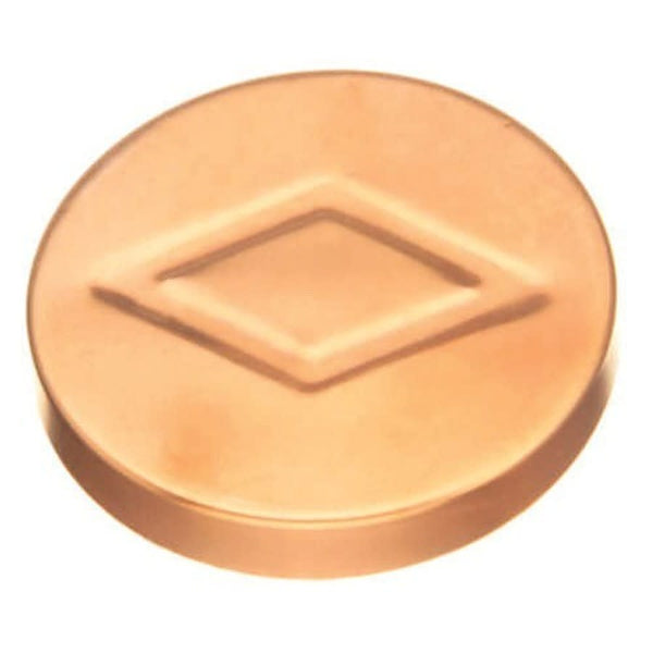 Test Cap, 3 in, C, Copper