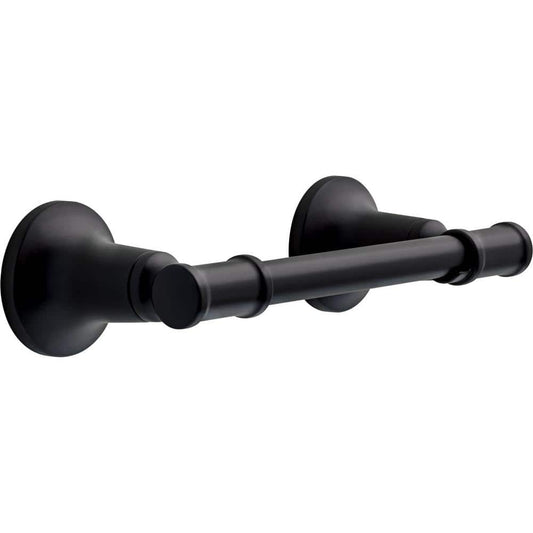 Chamberlain Wall Mount Pivot Arm Toilet Paper Holder Bath Hardware Accessory in Matte Black