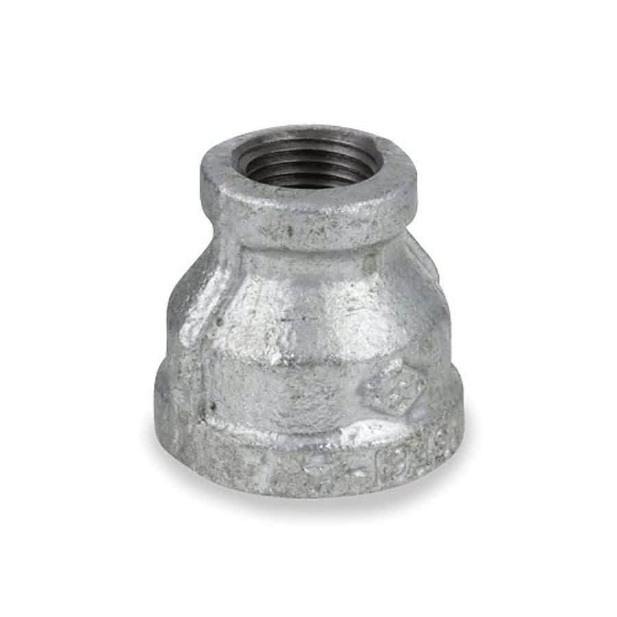 Reducer Coupling, 6 x 5 in, FNPT, 150 lb, Malleable Iron, Galvanized
