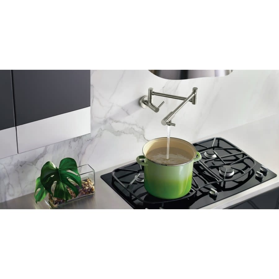 5.5 GPM Wall Mounted Double Handle Pot Filler