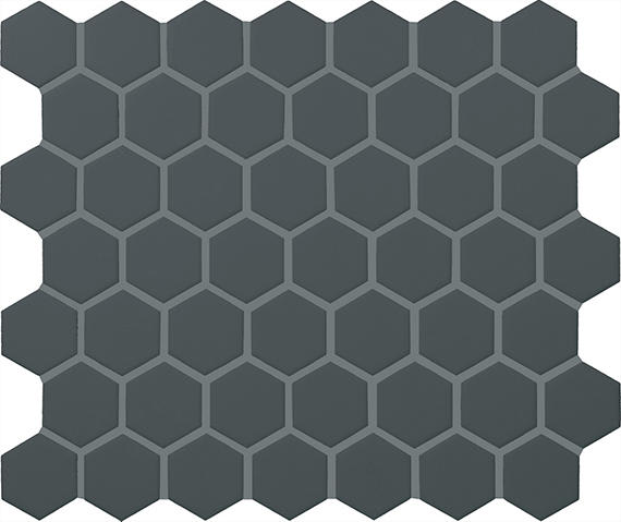 Color Wheel Mosaic Chalkboard Hexagon 1.5X1.5 Glossy