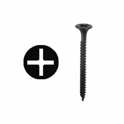 Wood Racket Screw, #6, 2-1/4 in L, Phillips Drive, Zinc Plated