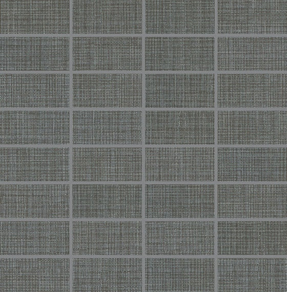 Fabric Art Modern Textile Dark Gray Straight Joint 1X3 Matte