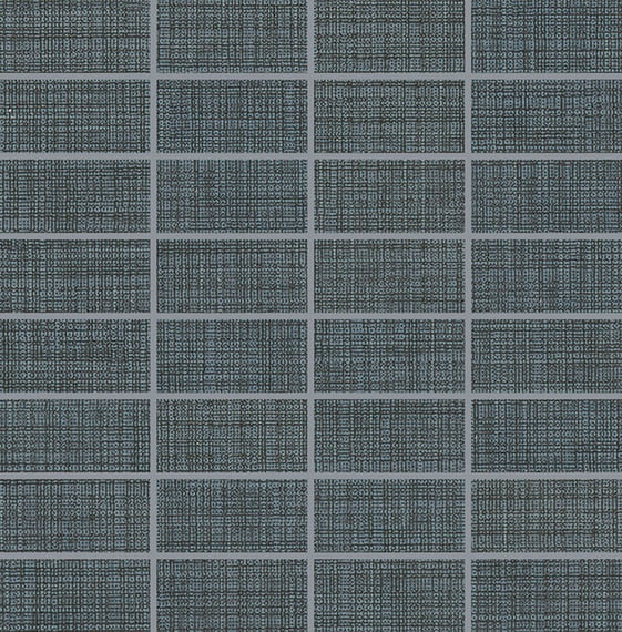 Fabric Art Modern Textile Midnight Blue Straight Joint 1X3 Matte