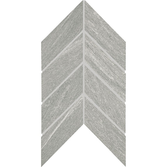 Montesano Light Gray Chevron 2X5 Matte