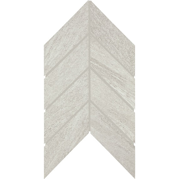 Montesano White Chevron 2X5 Matte