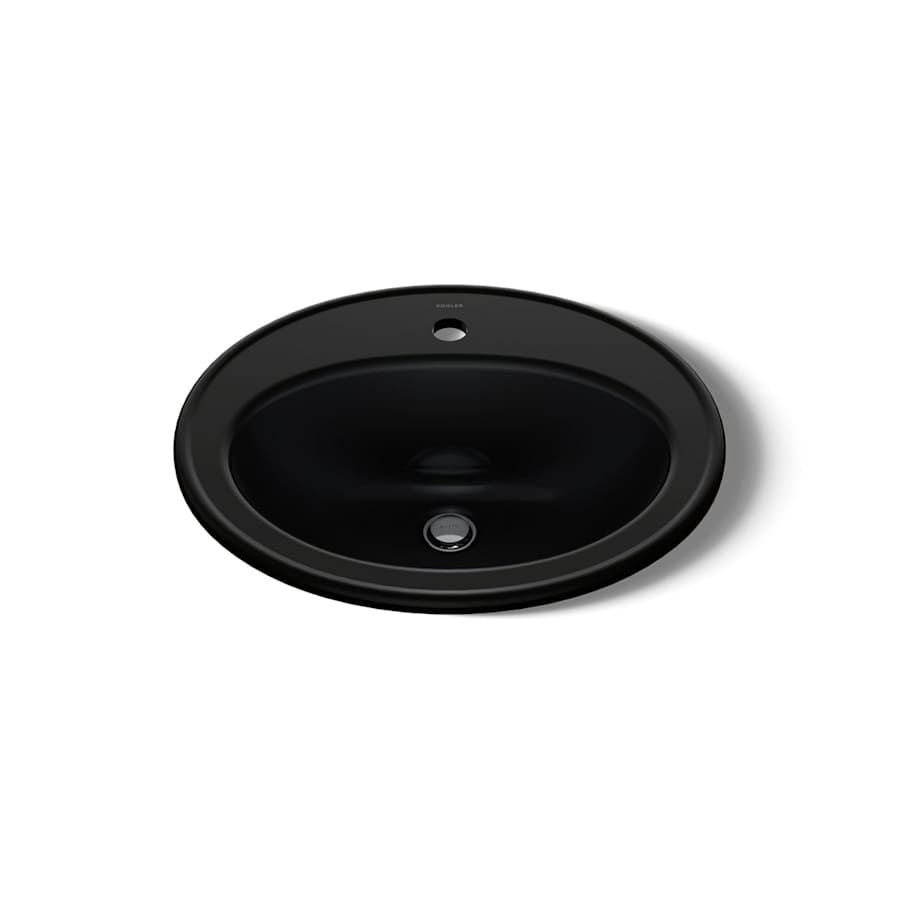 Pennington 20-1/4" Drop In Bathroom Sink with 1 Hole Drilled and Overflow