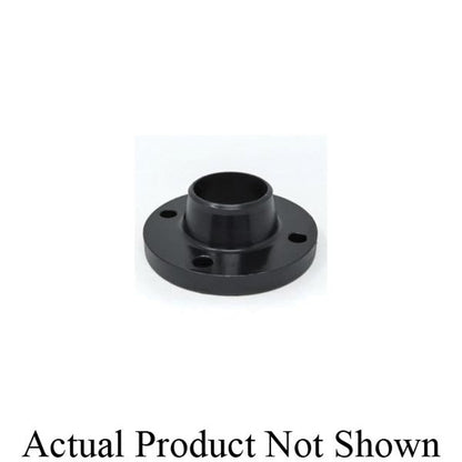 Raised Face Flange, 8 in, Weld Neck, 13-1/2 in OD, 8 Bolt Holes, 150 lb, Carbon Steel, Buy American