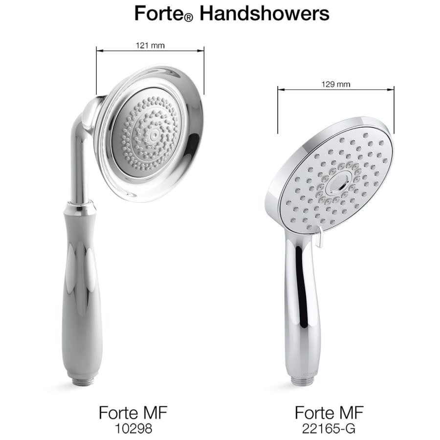 Forte 2.5 GPM Multi Function Hand Shower