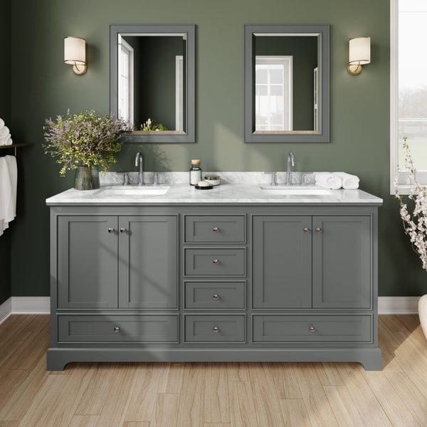 Deborah Double Bathroom Vanity - 72W x 35H x 22D