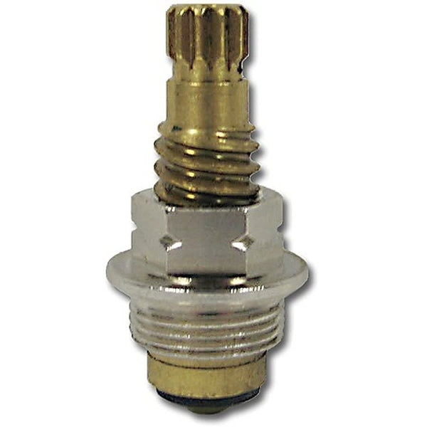 Compression Lefthand Cold Lavatory Stem Unit, 1-1/4 in L, For Use With Pfister Faucets, 12 Point, B-6 Broach Style