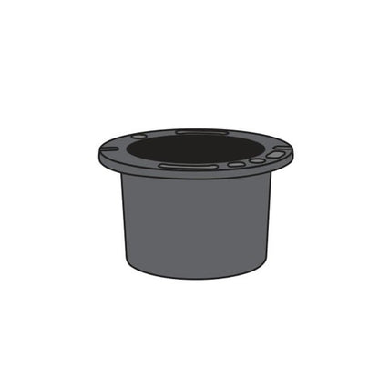 Flange, 4 x 3 in, No Hub, Cast Iron