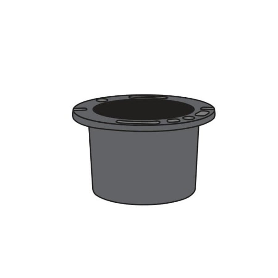 Flange, 4 in, No Hub, Cast Iron