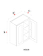 Wall Cabinet - 30"W x 36"H x 12"D