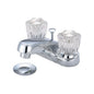 Elite Centerset Lavatory Faucet, ADA, 2 Handle, 2-Hole, 1.2 gpm, Polished Chrome