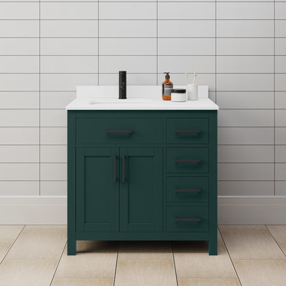 Beckett Single Bathroom Vanity - 36W x 35H x 22D