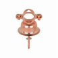 Bell Hanger, 1 in, Steel, Copper