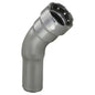 Carbon Steel Street 45 deg Elbow, 1-1/2 in, Fitting x Press, Import
