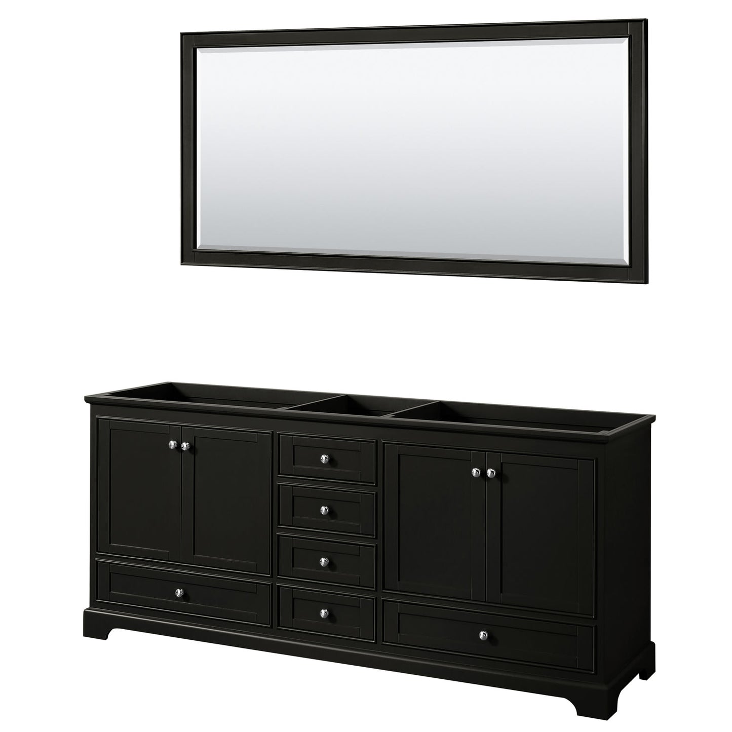 Deborah Double Bathroom Vanity - 79W x 34.25H x 21.63D
