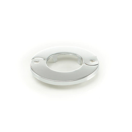 Economy F&C Split Ring Escutcheon, 1-1/2 in IPS, Polished Chrome