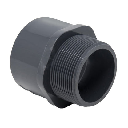 Male Adapter, 1-1/2 in, Socket x MNPT, SCH 80/XH, PVC