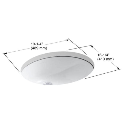 Caxton 17" Undermount Bathroom Sink