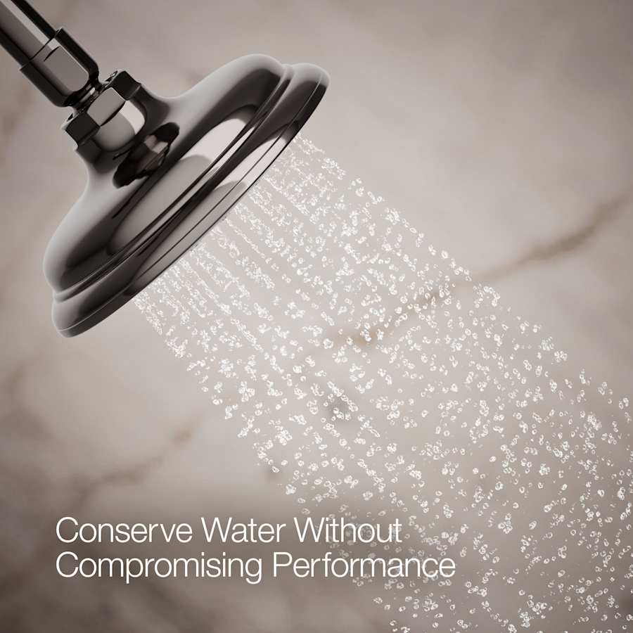 Artifacts 1.75 GPM Single Function Shower Head with MasterClean Sprayface and Katalyst Air-Induction Technology