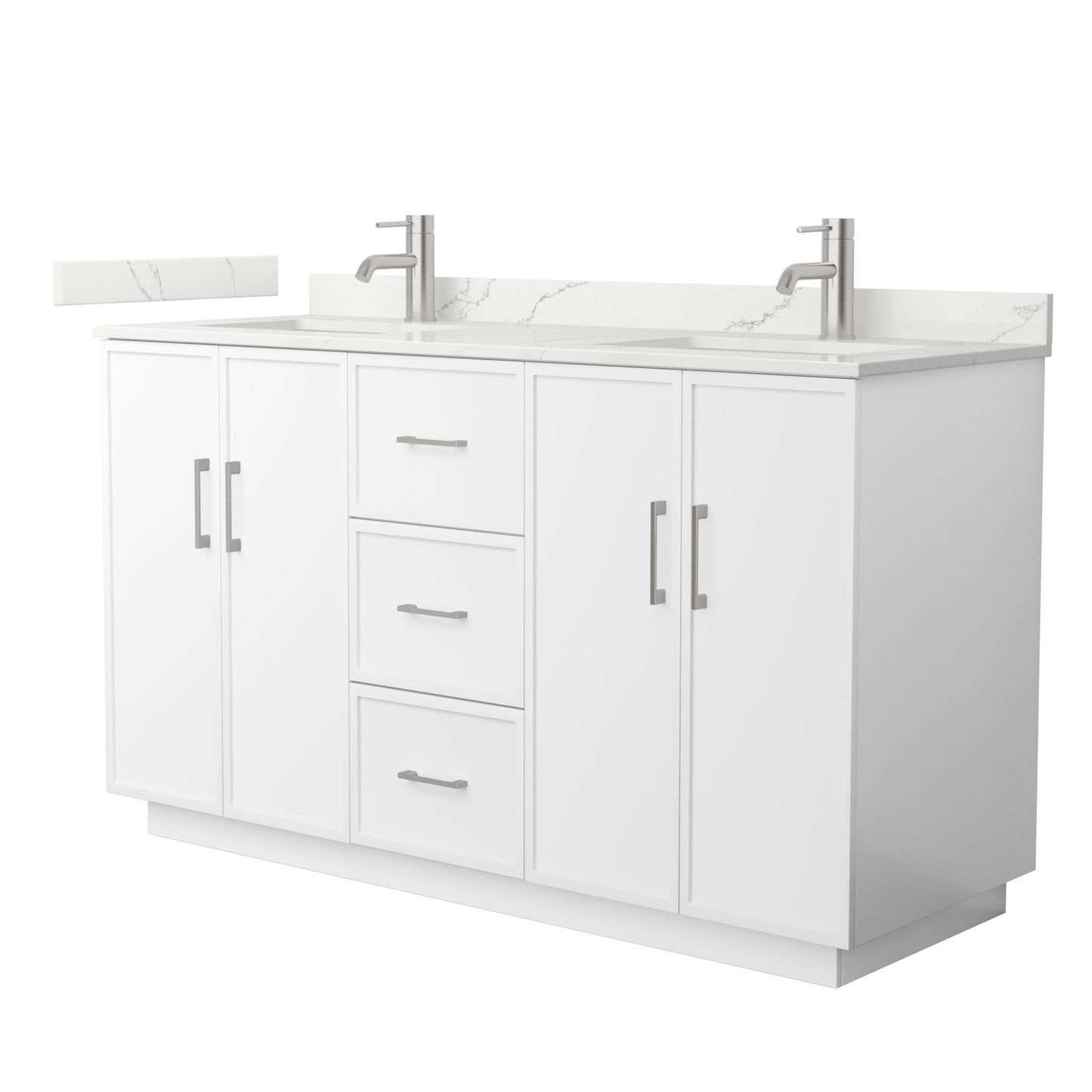 Elan Double Bathroom Vanity with Toe Kick - 60W x 35H x 22D