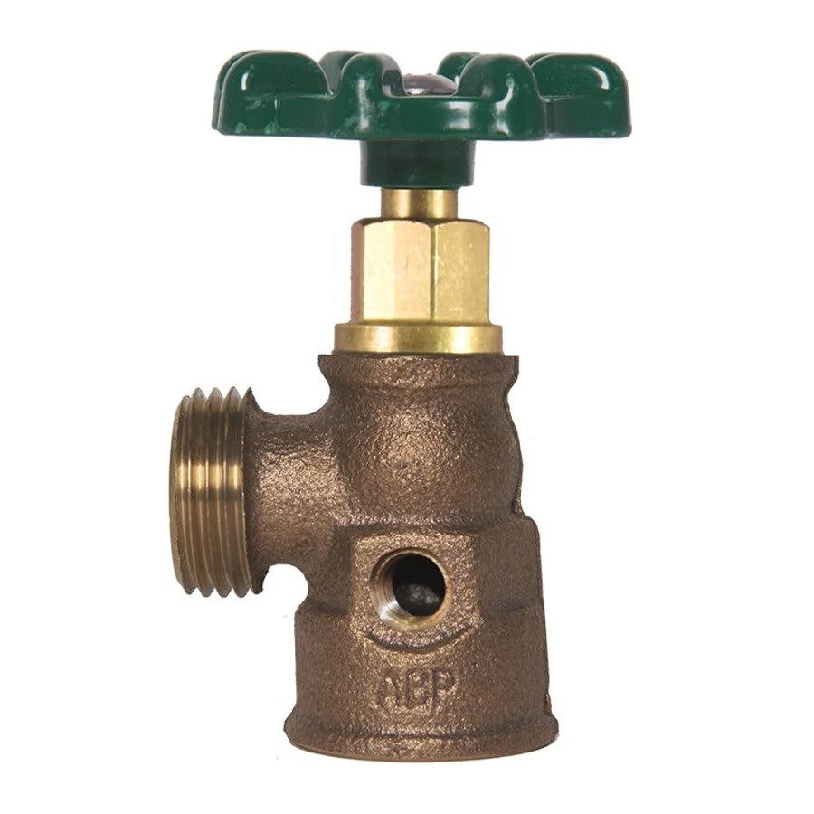 Evaporative Cooler Valve, 3/4 in Inlet, Female Hose Thread, Rough Bronze