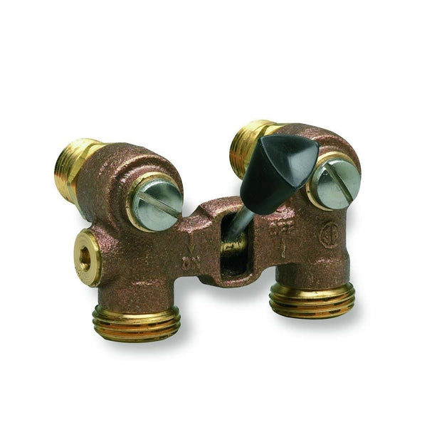 Duo-Cloz™ Washing Machine Valve, 1/2 in Inlet, MNPT or C, Rough Brass