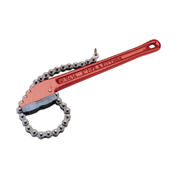 Chain Wrench, 1/4 to 3 in Pipe, 24 in OAL, Dual Reversible