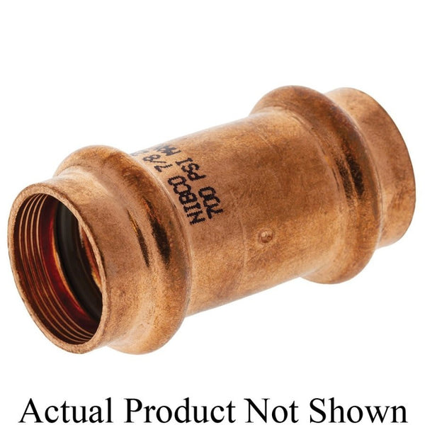 Coupling, 3/4 in, Press, Copper