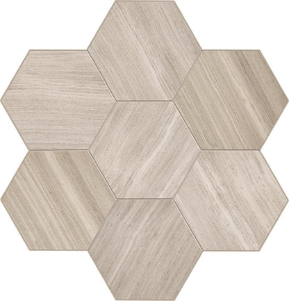 Limestone Chenille White Rectangle 3X8 Honed