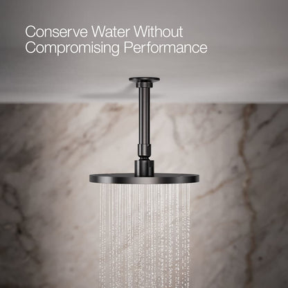 Contemporary Round 8" Single Function 2.5 GPM Rainhead with MasterClean Sprayface and Katalyst Air-Induction Technology