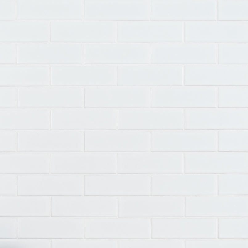 Retro Brick Bianco White Tile