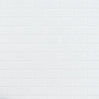 Retro Brick Bianco White Tile