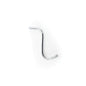 Shower Arm, Wall Mount, 8 in L, Polished Chrome