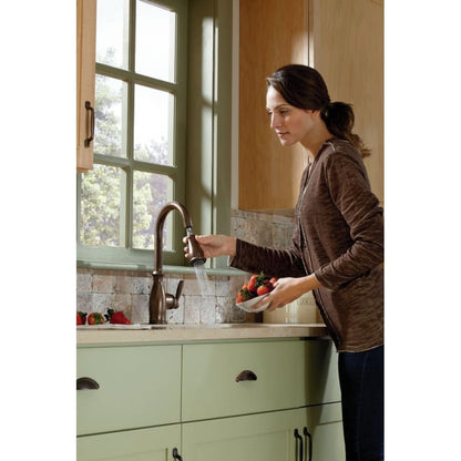 Brantford Single Handle Pulldown Spray Kitchen Faucet with Reflex Technology