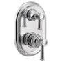 Belfield 2 Function Pressure Balanced Valve Trim Only with Double Lever Handle, Integrated Diverter - Less Rough In