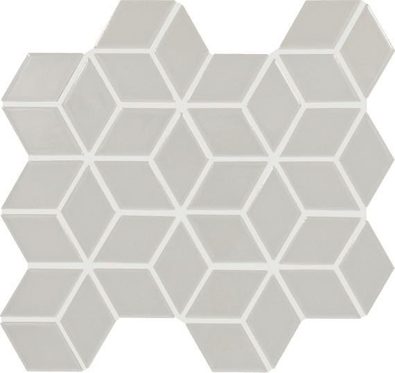 Color Wheel Retro Desert Gray Chevron 2X3 Glossy