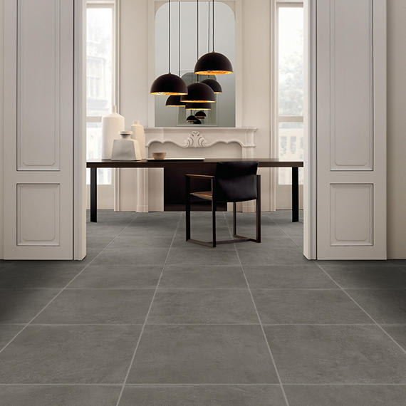 Portfolio Iron Grey Straight Joint 2X2 Matte