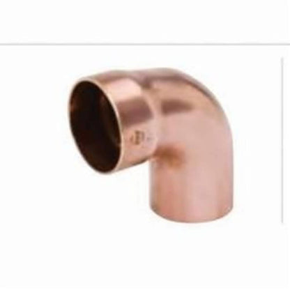 DWV Street 90 deg Elbow, 3 in, Fitting x C, Copper